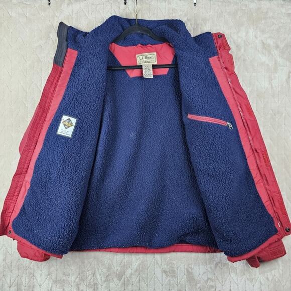 Vintage LL Bean Gore Tex Jacket Mens Large Fleece Lined Outdoors Hiking Rain - Picture 2 of 9